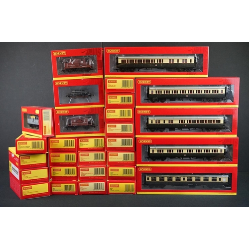 36 - 26 Boxed Hornby OO gauge items of rolling stock to include R6288C, R6412, R6328A, R6682A, R6642A etc... 