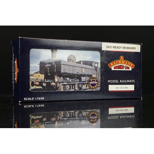 4 - Five boxed Bachmann OO gauge locomotives with Lenz Gold Mini or Maccoder DCC professionally fitted b... 