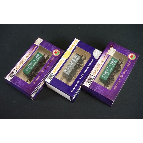 41 - 24 Boxed Dapol OO gauge items of rolling stock to include various wagons and vans, some box wear