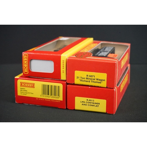 47 - 21 Boxed Hornby OO gauge items of rolling stock to include R4573, R4574, 4 x R233, R025 etc