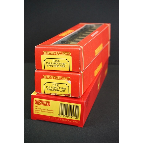 47 - 21 Boxed Hornby OO gauge items of rolling stock to include R4573, R4574, 4 x R233, R025 etc