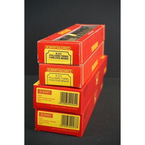 47 - 21 Boxed Hornby OO gauge items of rolling stock to include R4573, R4574, 4 x R233, R025 etc