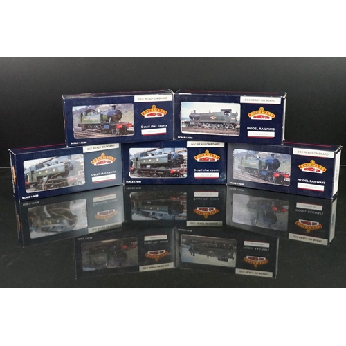 5 - Five boxed Bachmann OO gauge locomotives with Lenz Gold Mini, Lenz Gols Std or Maccoder DCC professi... 