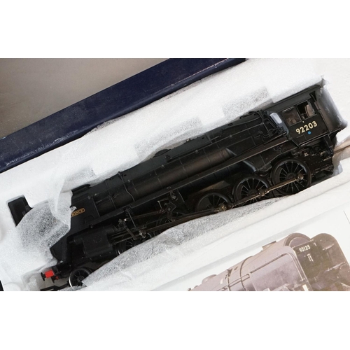 7 - Three boxed Bachmann OO gauge locomotives with Lenz Gold Std or Lenz Std DCC professionally fitted b... 