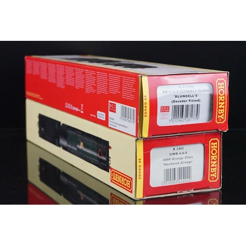 9 - Boxed Hornby OO gauge DCC Fitted R2744X BR 4-4-0 Schools Class Blundell's (decoder fitted) locomotiv... 