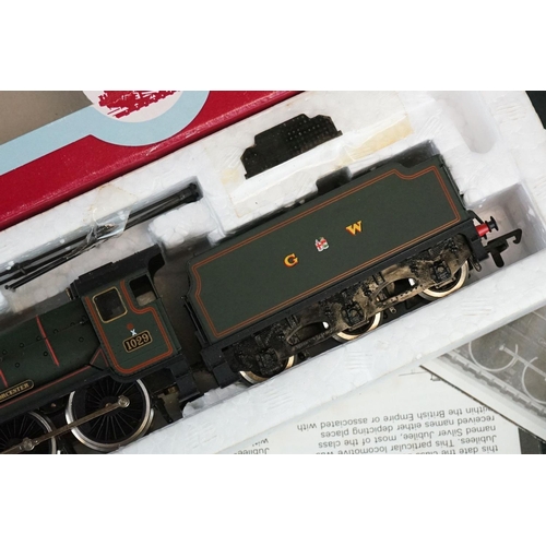 86 - Two boxed OO gauge locomotives to include Dapol D/3 4-6-0 County of Worcester and Replica Railways N... 