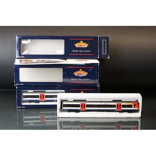 90 - Boxed Bachmann OO gauge 32-452 170/4 Turbostar 2 Car DMU Southwest Trains set, box showing wear