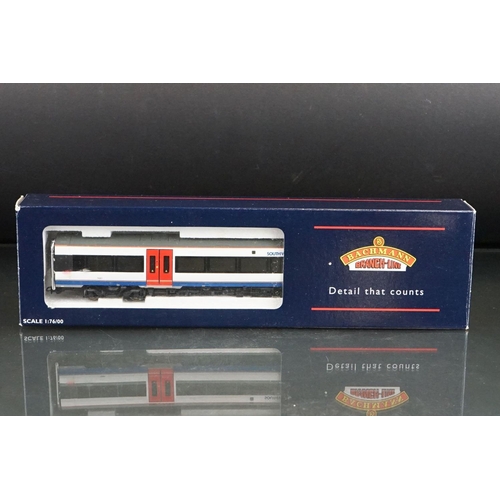 90 - Boxed Bachmann OO gauge 32-452 170/4 Turbostar 2 Car DMU Southwest Trains set, box showing wear