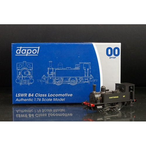 92 - Boxed Dapol OO gauge 4S-018-009 B4 0-4-0T Southern Wartime Black 8778 locomotive