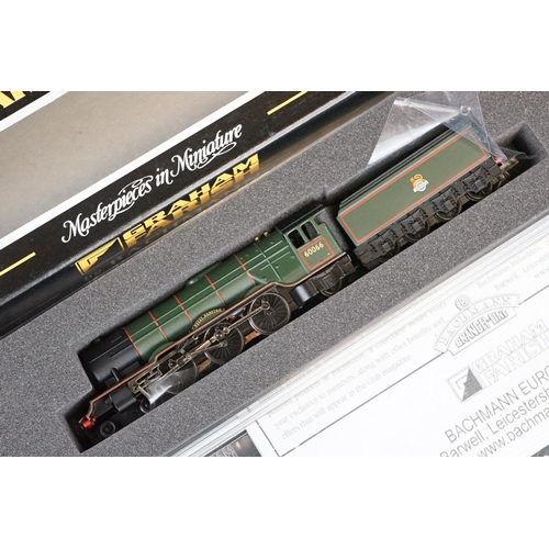 95 - Two boxed Graham Farish N gauge locomotives to include 372377 A3 60066 Merry Hampton BR Green E/Cres... 