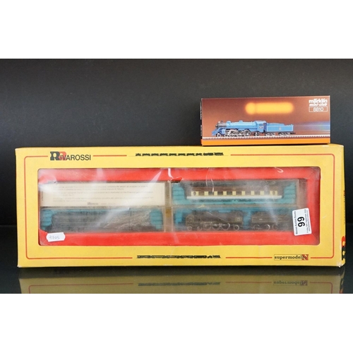 99 - Cased Rivarossi Supermodello N gauge 9181 Lococmotive A Vapeur 3.1173 Nord French Steam Loco, 3 x ca... 