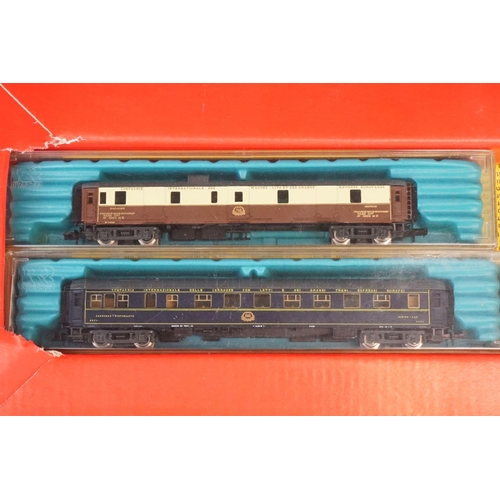 99 - Cased Rivarossi Supermodello N gauge 9181 Lococmotive A Vapeur 3.1173 Nord French Steam Loco, 3 x ca... 