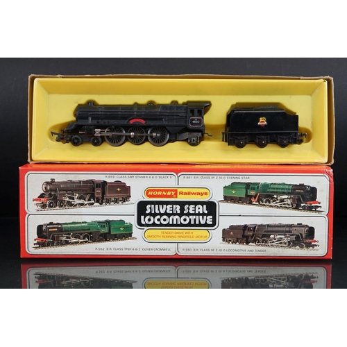 105 - Two boxed OO gauge locomotives to include Hornby Silver Seal R859 BR 4-6-0 Locomotive Black Five Cla... 