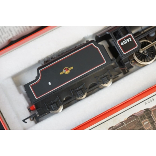 105 - Two boxed OO gauge locomotives to include Hornby Silver Seal R859 BR 4-6-0 Locomotive Black Five Cla... 