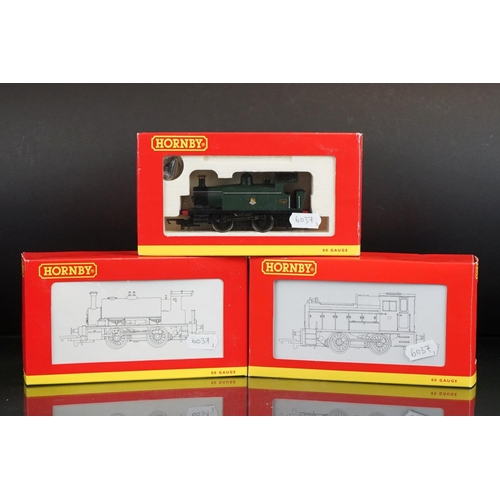 106 - Three boxed Hornby OO gauge locomotives to include R2783 BR 0-4-0 Diesel Class 06 Shunter Club Loco ... 