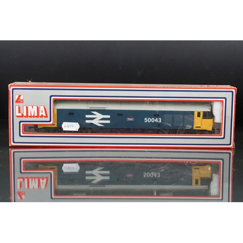 107 - Four boxed Lima OO gauge locomotives to include 205106MWG Royal Scots Grey, 205142MWG Eagle, 205125M... 