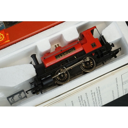 108 - Four boxed Hornby OO gauge locomotives to include R372 LNER Class A4 Loco Seagull, R374 SR Battle of... 