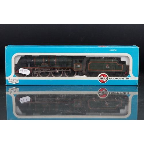 109 - Four boxed OO gauge locomotives to include 3 x Airfix (54122-6 4F Fowler LMS Livery, 54121-3 Royal S... 