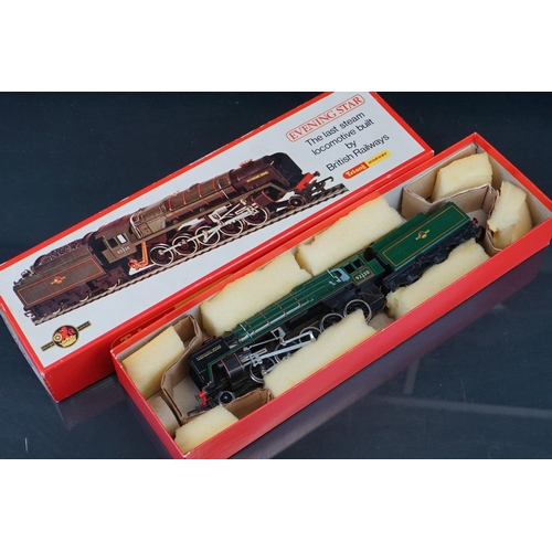 113 - Two boxed OO gauge locomotives to include Triang Hornby R861 BR 2-10-0 Evening Star and Hornby R859 ... 