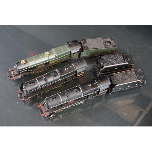 119 - Seven OO gauge locomotives to include Lima King George V, Airfix Royal Scot Fusilier, Pailtoy Mainli... 