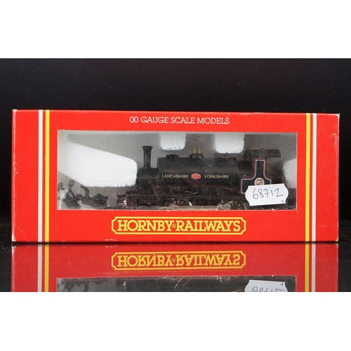 123 - Four boxed Hornby OO gauge locomotives to include R307 BR Class 47 County of Norfolk, R150 L&Y 0-4-0... 