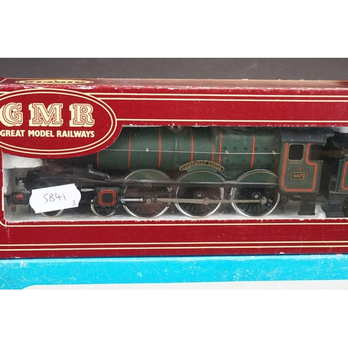 128 - Three boxed Airfix OO gauge locomotives to include 2 x GMR (54125-5 Bristol Castle Class GWR & 54124... 