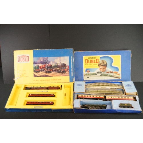 136 - Two boxed Hornby Dublo train sets to include 2022 The Caledonian Passenger Train containing City of ... 