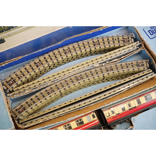 136 - Two boxed Hornby Dublo train sets to include 2022 The Caledonian Passenger Train containing City of ... 