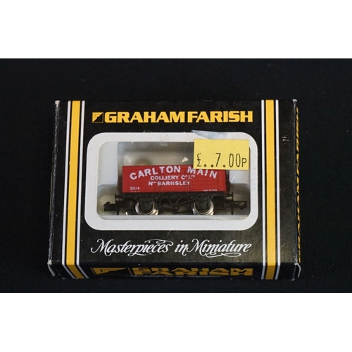 143 - 10 Boxed Graham Farish N gauge items of rolling stock to include 373657 14 Ton Tank Wagon Ronuk, 310... 