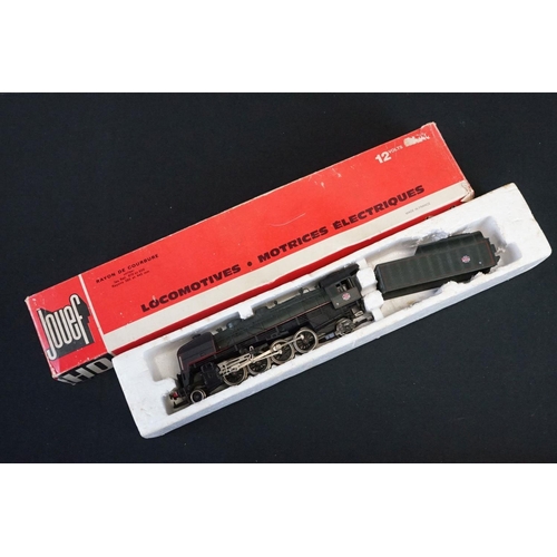 144 - Boxed Jouef 8274 SNCF 2-8-2 locomotive with damaged tender plus 7 x boxed Jouef items of rolling sto... 