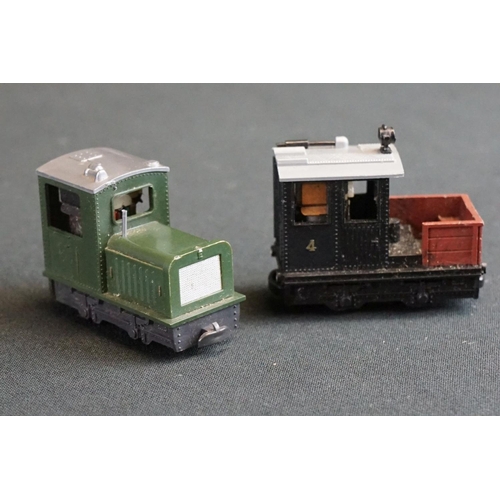 148 - Seven N gauge locomotives to include Lima D5518, Lima BR D8915, Esser Bahn 0-40 1, Trix D5379, Arnol... 