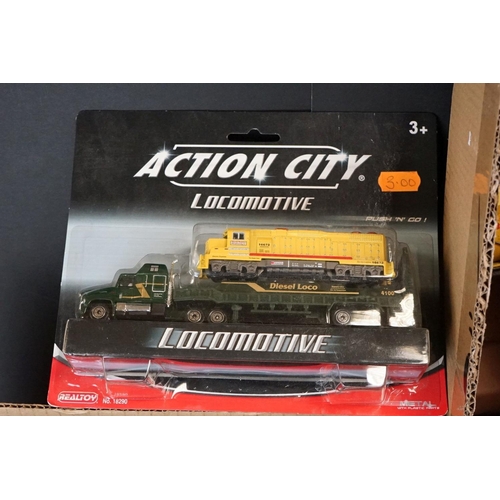 156 - Quantity of model railway accessories to include rolling stock, tenders, collector models, trackside... 