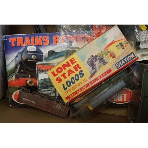 156 - Quantity of model railway accessories to include rolling stock, tenders, collector models, trackside... 