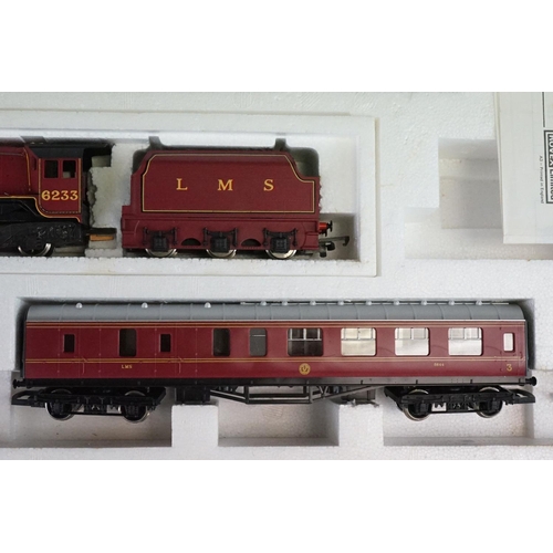 161 - Boxed Hornby OO gauge R824 Electric Train Set containing Duchess of Sutherland locomotive and 3 x it... 