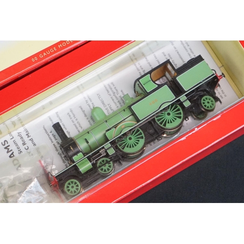 169 - Four boxed Hornby OO gauge locomotives to include R3335 LSWR 4-4-2T Adams Radial 488, R3704 Ruston &... 