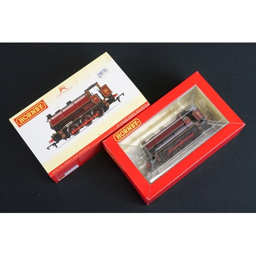 169 - Four boxed Hornby OO gauge locomotives to include R3335 LSWR 4-4-2T Adams Radial 488, R3704 Ruston &... 