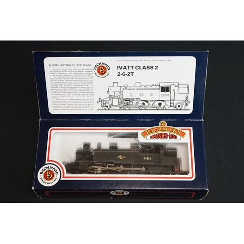 171 - Six boxed Bachmann OO gauge locomotives to include 31850 J39 1974 LNER Lined Black, 31451 Ivatt 2-6-... 