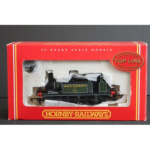 172 - Six boxed OO gauge locomotives to include 3 x Hornby (R058 BR 0-6-0T, R2100 SR 0-6-0 Terrier Locomot... 