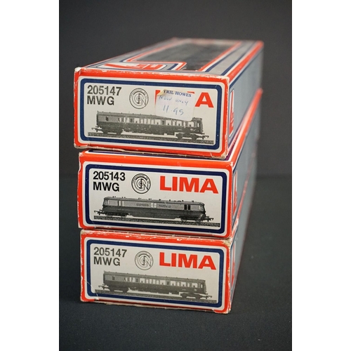 178 - Five Lima OO / HO gauge locomotives / engines to include 2 x 205147MWG, 205143MWG, 1650M and 8049SL,... 