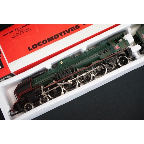 179 - Five boxed Jouef HO gauge locomotives to include 8260 Locos Vapeur 241P, 842 Metz Thionville BB 1300... 