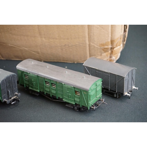 197 - Around 65 OO gauge items of rolling stock to include many kit built examples featuring wagons, tanke... 