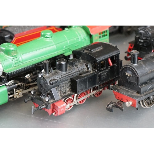 52 - 22 OO / HO gauge locomotives to include Fleischmann, Jouef, Wrenn Cardiff Castle, Lima, Triang etc