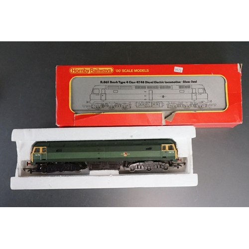 54 - Boxed Hornby OO gauge R863 Brush Type 4 Class 47/48 Diesel Electric Locomotive Silver Seal plus a Ho... 