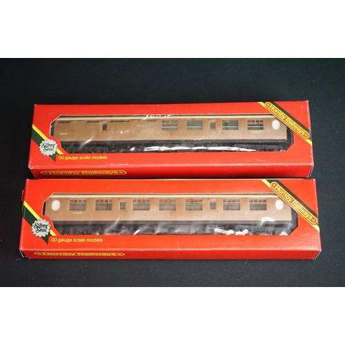 215 - Collection of boxed Hornby OO gauge model railway accessories to include R401 Operating Mail Coach S... 