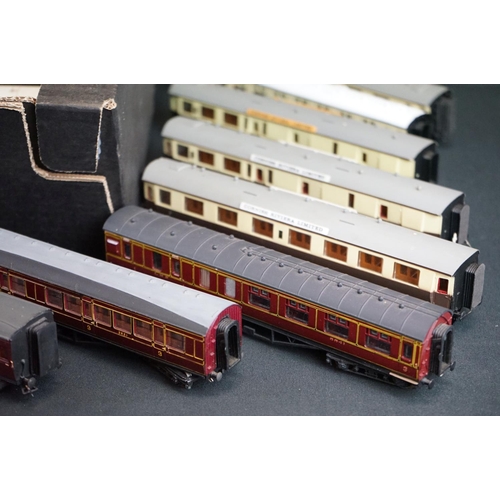 76 - Around 35 OO gauge items of rolling stock to include Hornby, Airfix etc, all coaches