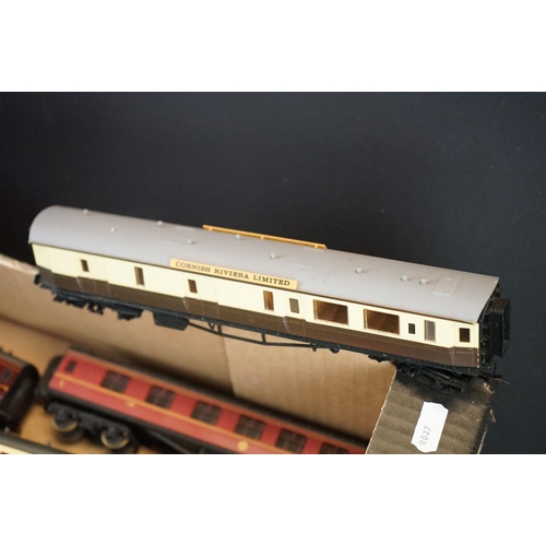 76 - Around 35 OO gauge items of rolling stock to include Hornby, Airfix etc, all coaches