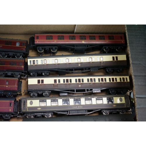 76 - Around 35 OO gauge items of rolling stock to include Hornby, Airfix etc, all coaches