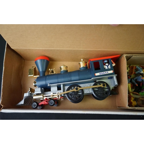 80 - Quantity of O scale plastic model railway to include boxed Faller PlayTrain Weekend Set, boxed Big B... 