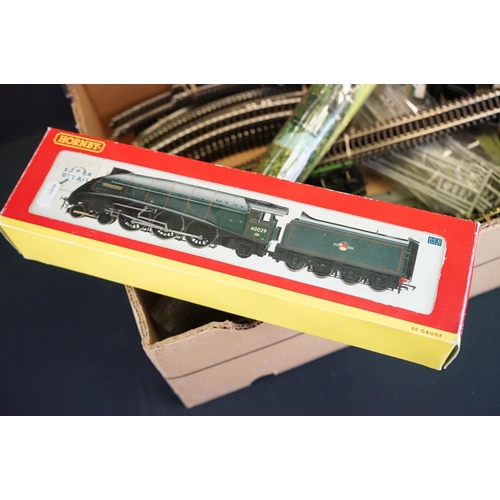 83 - Quantity of OO gauge model railway accessories to include boxed locomotives, scenery, trackside buil... 