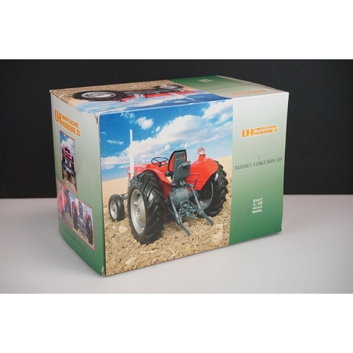 1015 - Two boxed Universal Hobbies 1/16 diecast models to include UH2698U Massey Ferguson 135 and UH2690 Fe... 